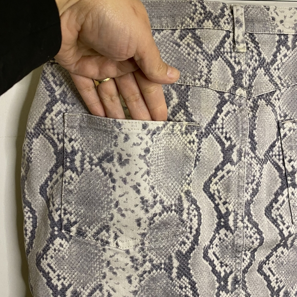 Aritzia Wilfred Free Kesley  Snake Print Pencil‎ Skirt - Picture 6 of 11